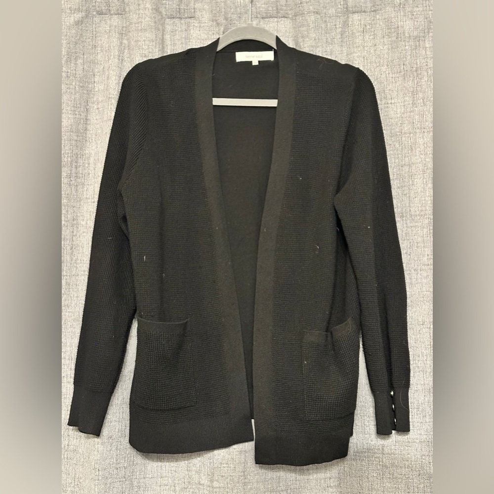 Women's Black Cardigan Sweater